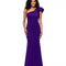 Women'S One-Shoulder Scuba Crepe Gown